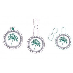 Stickdatei - Pusteblumen Anhänger ITH